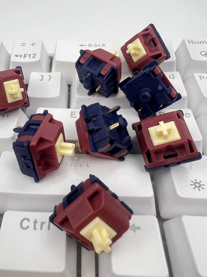 GUYEKS Gateron Quinn Keyboard Switches,Tactile 5-Pin Factory Pre-lubed 59gf Switches Suitable for MX Mechanical Gaming Keyboards(90PCS) - Image 5